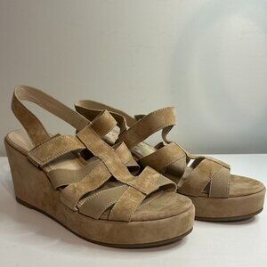 Pelle Moda Wiltz Wedge, Tan 8.5